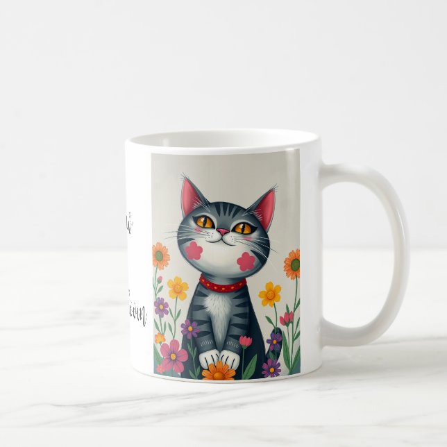 Cute Cat Coffee Mug (Right)