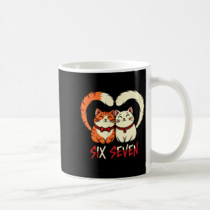 Cute Cat Couple Valentine Romantic Love Streetwear Coffee Mug