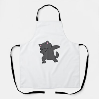 Cute Cat Dabbing Cat Apron