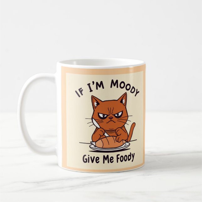 Cute cat desgin mug (Left)