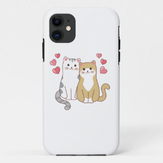 Cute Cat Design Accessories iPhone 11 Case