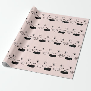 Cute cat design   Adorable feline artwork Wrapping Paper