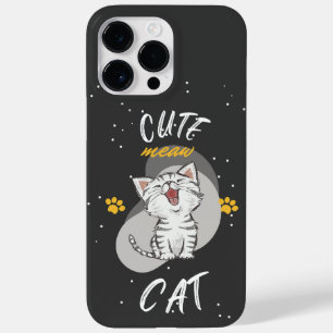Cute CAT design Case-Mate iPhone 14 Pro Max Case