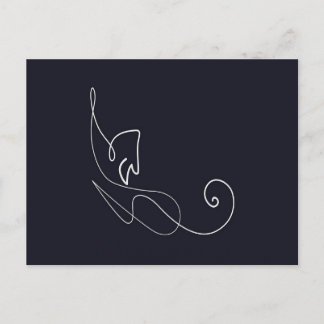 Cute Cat Design | Cat Lovers Announcement Postcard