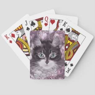 Cute Cat Design Playing Cards. Cards