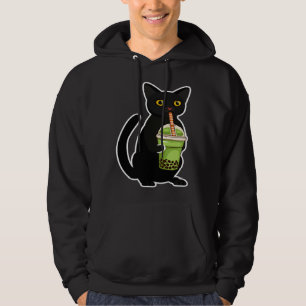 Cute Cat Drinking Tea  Tea  Costume Tea Hoodie
