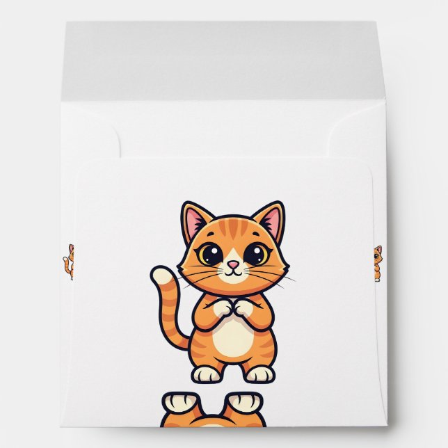 cute cat envelope (Back (Bottom))