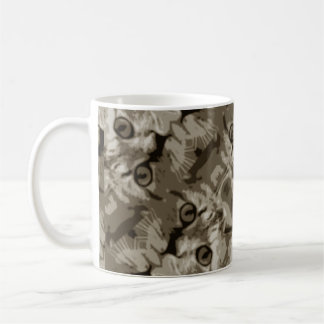 Cute Cat Eyes Pattern Coffee Mug
