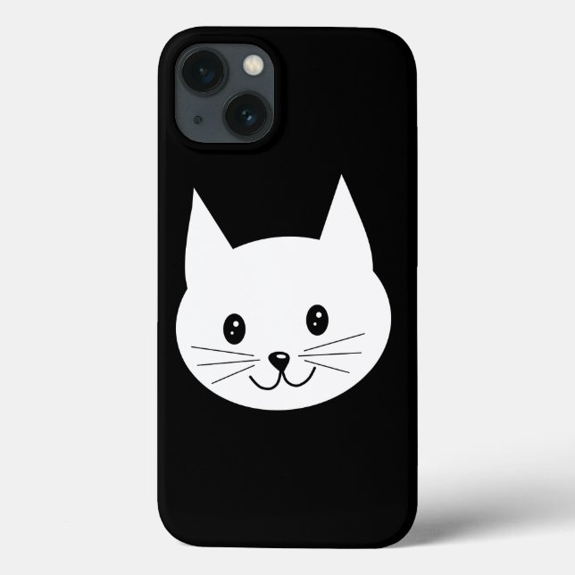 Cute Cat Face. Case-Mate iPhone Case (Back)