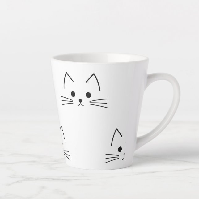 Cute cat face mug (Right)