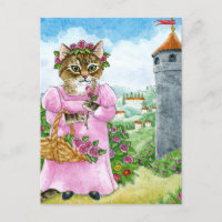 Cute Cat Fairy Tale Rapunzel