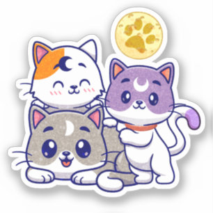 Cute Cat Family