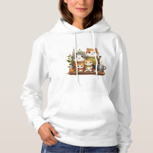 Cute cat family   hoodie