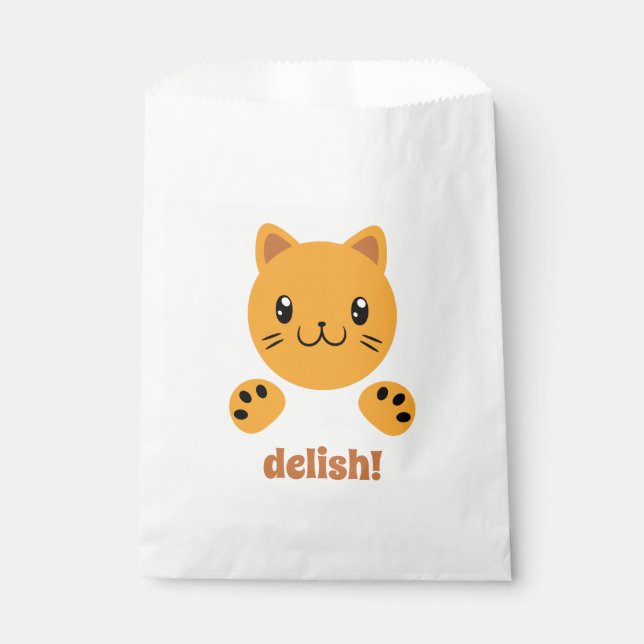 Cute Cat Favour Bag (Front)