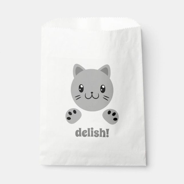 Cute Cat Favour Bag (Front)