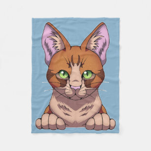 Cute Cat Fleece Blanket