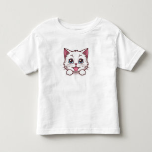 cute cat for kids toddler t-shirt