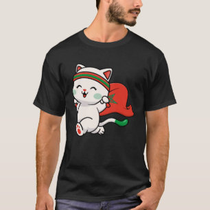 Cute Cat for Proud to be Moroccan Morocco Soccer T-Shirt