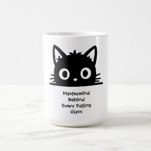 Cute Cat, Funny Cat, Black Cat, Mastermind Magic Mug