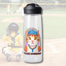 Cute Cat Gifts for Baseball Players Lovers Boys