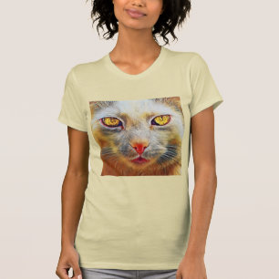 Cute Cat Golden Eyes T-Shirt