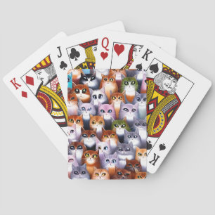 Cute Cat Graphic Playing Cards