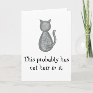 Cute Cat Greeting Card - Original Artwork