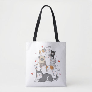 CUTE CAT GROUP   CAT LOVERS DESIGN BUY NOW  TOTE BAG