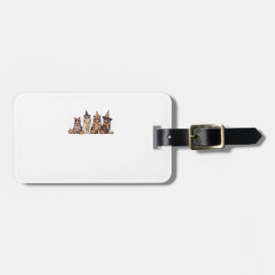 Cute Cat Halloween Kitty Halloween Animal Pet Men Luggage Tag