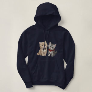 Cute Cat Hoodie Cat Lover Gift