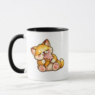 Cute Cat Ice Cream Mug