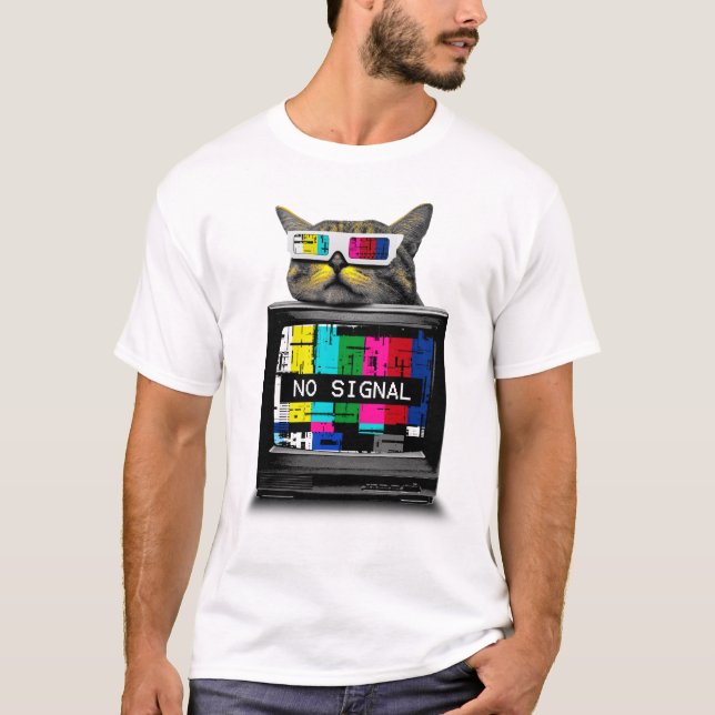 Cute cat in 3D T-Shirt (Front)
