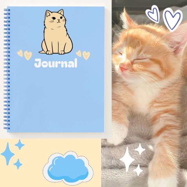 Cute Cat journal 💜😺✨ (Creator Uploaded)