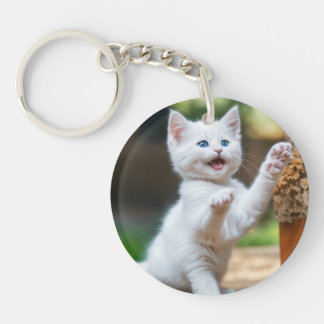 Cute cat key chain
