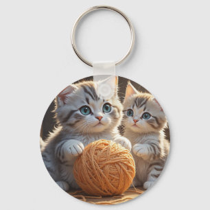 Cute Cat Keychain