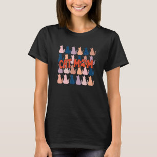 Cute Cat Kitten Owner Mom Mama Kitty Women Animal T-Shirt