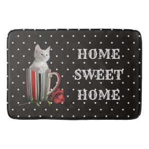 Cute Cat Kitten Pet Lovers Gift  Bath Mat