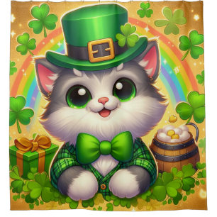 Cute cat/kitten Saint Patrick's Day