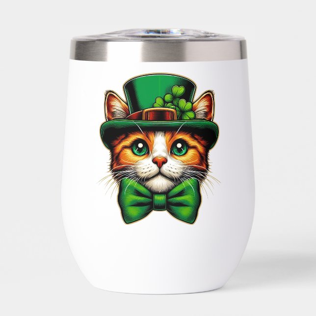 Cute cat/kitten Saint Patrick's Day  (Front)