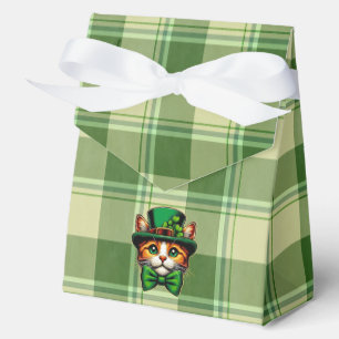 Cute cat/kitten Saint Patrick's Day Favor Box
