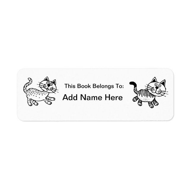 Cute cat   Label (Front)