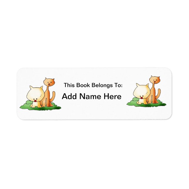 Cute cat   Label (Front)