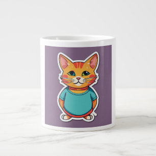 Cute Cat  Large Coffee Mug