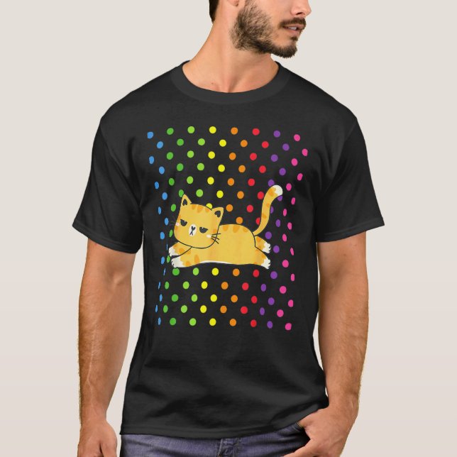 Cute Cat Lounge T-Shirt (Front)