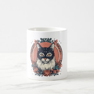 cute cat lover art design buy now  coffee mug