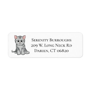 Cute Cat Lover Grey Tabby Tiger Kitten Kitty Mom