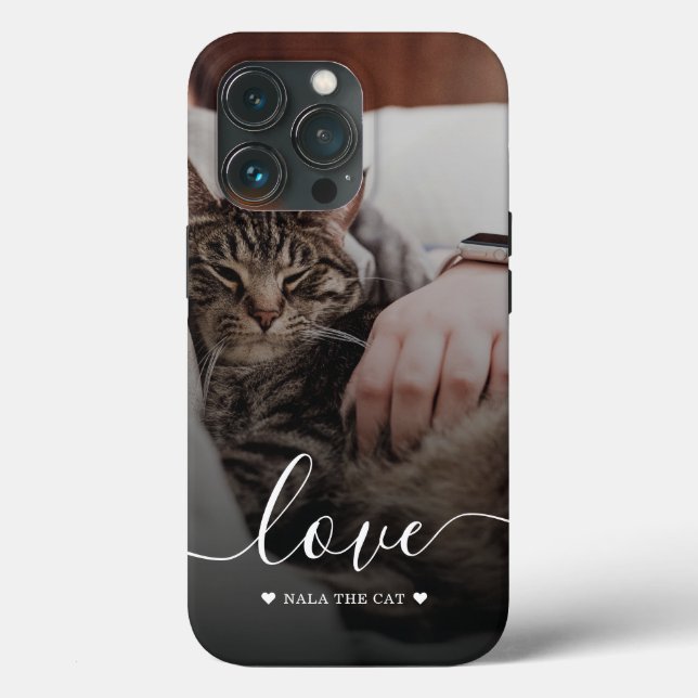 Cute Cat Lover Photo Case-Mate iPhone Case (Back)