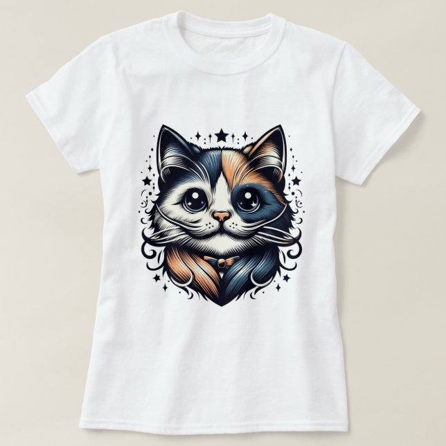 cute cat lover T-Shirt (Design Front)