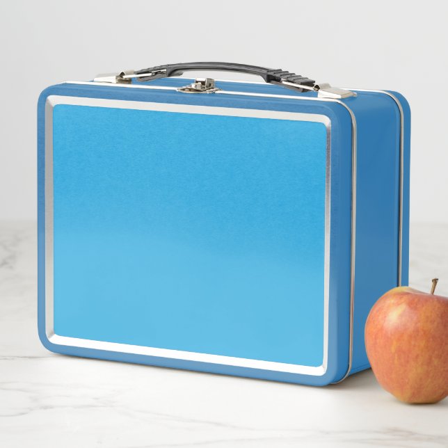 Cute Cat Lunch Box | Retro Blue Kawaii (In Situ)