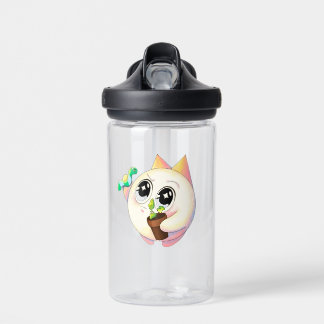 Cute Cat Mascot Water Bottle – Kawaii Cartoon Cat 